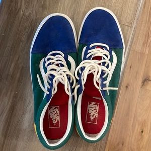 Vans old school multi color shoes